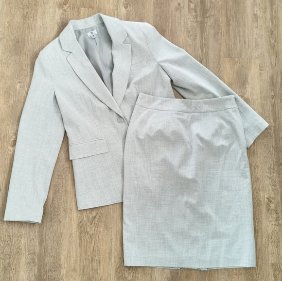 Worthington Jackets & Blazers - Worthington gray skirt suit set